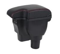 YUQUDGELKY Reposabrazos Integrado Moderno Para Hyundai Para Yuena Reposabrazos Central Con Puerto USB De Carga(Black red line)