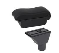 YUQUDGELKY Reposabrazos Para Citroën C3 C4 Caja De Almacenamiento Para Reposabrazos De Coche Piezas De Reequipamiento Interior(B2 línea negra 3USB)