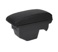 YUQUDGELKY Reposabrazos Para Citroën C4 2011 Caja De Almacenamiento Central Con Piezas De Repuesto(A2 genuine leather 3USB)