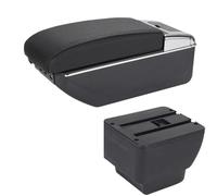 YUQUDGELKY Reposabrazos Para Mazda 2 Para Mazda 2 Para Demio Caja De Reposabrazos Caja De Almacenamiento Accesorios Para Coche(A2 Black line 7 USB)