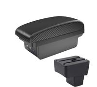 YUQUDGELKY Reposabrazos Para Mazda 2 Skyactiv Para Versión Para CX3 CX-3 2018 2019 2020 Con Carga USB(B2 línea negra 3USB)