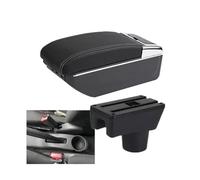 YUQUDGELKY Reposabrazos Para Mitsubishi Attrage Para Mirage Para Space Star Caja De Almacenamiento Para Reposabrazos Accesorios Para Coche(C3 línea blanca 7USB)