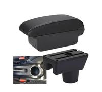 YUQUDGELKY Reposabrazos Para Mitsubishi Para Attrage Para Mirage Para Space Star Caja De Almacenamiento Para Reposabrazos Accesorios Para Coche(C3 Negro blanco SIN USB)