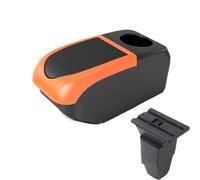 YUQUDGELKY Reposabrazos Para Peugeot 206 CC Cabrio Reposabrazos Para Coche(B2 Orange frame 6USB)