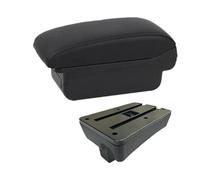 YUQUDGELKY Reposabrazos Para Peugeot 307 I 2001 2002 2003 2004 2005 2006 2007 2008 Caja De Almacenamiento Detalles Interiores Piezas Modificadas(A2 línea negra Sin USB)
