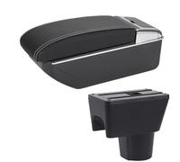 YUQUDGELKY Reposabrazos Para R&enault Para Duster Para Oroc 2012 2013 2014 2015 2016 2017 2018 Piezas De Almacenamiento(D3 Negro blanco Sin USB)