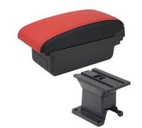 YUQUDGELKY Reposabrazos Para Toyota IQ Reposabrazos Interior Para Coche Caja De Almacenamiento Central Accesorios Para Coche Piezas De Actualización Con USB(A5 Rojo Negro Sin USB)