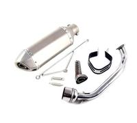 YUQUDGELKY Silenciador De Escape De Acero Inoxidable Para Motocicletas Y Scooters Para GY6 125 150CC 157QMJ 157QMJ Accesorios De Modificación.(Estilo B)