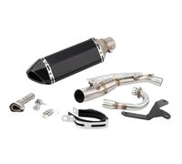 YUQUDGELKY Silenciador De Escape Deslizante Motocicleta Para Monkey 125 2019 2020 2021 2022 2023 Con Tubo De Conexión Central Accesorios Modificados(Style H)