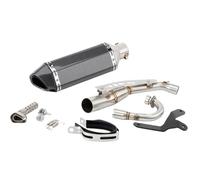 YUQUDGELKY Silenciador De Escape Deslizante Motocicleta Para Monkey 125 2019 2020 2021 2022 2023 Con Tubo De Conexión Central Accesorios Modificados(Style G)