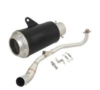 YUQUDGELKY Silenciador De Escape Para Motocicleta Para MSX125SF Para GROM125SF MSX125 Para GROM 125 Modificado Tubo De Enlace Central(Style C)