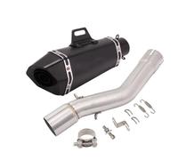 YUQUDGELKY Silenciador De Escape Para Motocicleta Para Voge 500DS 500R LX500DS 2019-2020 Con Tubo De Enlace Central Y DB Killer Extraíble(Style C)