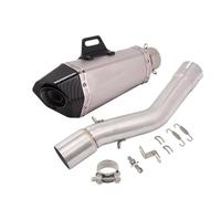 YUQUDGELKY Silenciador De Escape Para Motocicleta Para Voge 500DS 500R LX500DS 2019-2020 Con Tubo De Enlace Central Y DB Killer Extraíble(Estilo B)