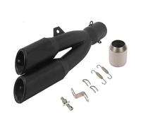 YUQUDGELKY Silenciador Escape Universal Para Motocicleta 38-51 Mm Doble Escape Derecho E Izquierdo Doble Escape DB Killer Para CBR1000RR Para NMAX R6 CB650f(Estilo B)
