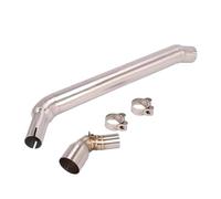 YUQUDGELKY Silenciador Modificado De 51 Mm Para Sistema De Escape Motocicleta Para CFMOTO 400GT 650GT 400 650 GT Tubo Conexión Central Acero Inoxidable