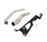 YUQUDGELKY Silenciador Tubo De Enlace Delantero De Acero Inoxidable Sistema De Escape De Motocicleta Slip-On Para Cross Cub 110 CC 110 Cub 110 2018-2023