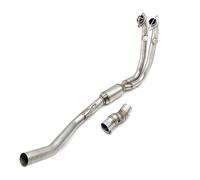 YUQUDGELKY Sistema De Escape Completo De 51 Mm Para Motocicleta Para CFMOTO 450MT 450 MT 450-MT 2023-2024 Tubo Delantero De Acero Inoxidable Modificado