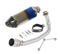 YUQUDGELKY Sistema De Escape Completo Motocicleta Para Y&amaha BWS 125 Para ZUMA 125 2002-2017 Silenciador De Conexión Del Tubo De Enlace Central Delantero(Style K)