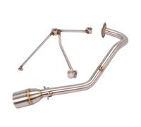 YUQUDGELKY Sistema De Escape Motocicleta Para Sym Para CRUISYM 150 125 Para CRUISYM150 Conexión Del Tubo De Enlace Delantero Modificado Silenciador De 51 Mm