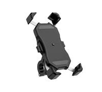YUQUDGELKY Soporte De Montaje para Teléfono Motocicleta con Cargador Inalámbrico QC 3.0 USB Qi Bracket Accesorios Ciclismo(Phone Holder)