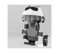 YUQUDGELKY Soporte De Teléfono Moto Casco Pequeño Quitadeslumbramiento Impermeable Bicicleta Exterior Scooter Pinza Manillar(Negro,Handlebar)