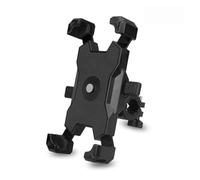 YUQUDGELKY Soporte De Teléfono para Bicicleta Y Motocicleta Giratorio 360° para GPS Instalación Clip para Manillar(Negro)