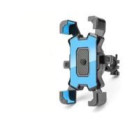 YUQUDGELKY Soporte Giratorio De 360 ° para Motocicleta Antideslizante para Teléfono Ciclismo Montaña 1 Uds(Azul)