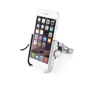 YUQUDGELKY Soporte para Teléfono De Motocicleta Bicicleta Moto Rotación 360 Grados Universal Todo con USB Aluminio