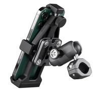 YUQUDGELKY Soporte Teléfono Vehículo Motocicleta Absorción Golpes Antivibración Fijo Navegación Ciclismo