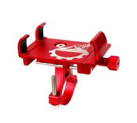 YUQUDGELKY Soporte Universal para Teléfono De Bicicleta Clip para Manillar Motocicleta para Celular Accesorios para Ciclismo(Rojo)