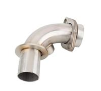 YUQUDGELKY Tubo De Conexión Del Silenciador De Escape De Motocicleta De 51 Mm Para Piaggio GTS300 Para Vespa GTS 125 250 300 2008-2020(Estilo B)