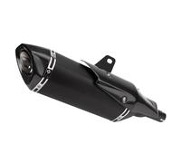 YUQUDGELKY Tubo De Enlace Extraíble DB Killer Silenciador De Fibra De Carbono Modificado Para Motocicleta Para Forza750 Nss750 NSS 750 2017-2024(NEGRO)