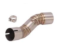YUQUDGELKY Tubo De Escape Intermedio De 51 Mm Motocicleta Para CFMOTO CLX-700 Sport CLX700 2020 2021 2022 2023 Reemplazo Del Tubo De Conexión(Estilo A)