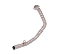 YUQUDGELKY Tubo Escape Para CB300R 2018-2020 Tubo De Enlace Intermedio Delantero Silenciador De Conexión Deslizante Aleación De Titanio Accesorios Modificados(Acero inoxidable C)