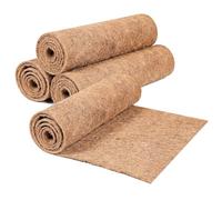 Yuragim 4 alfombrillas de cáñamo para roedores, 100 % virutas de fibra de coco, 100 x 30 cm, absorben olores, alfombra de cáñamo para hámsters, cubierta de suelo, alfombra de cáñamo para roedores