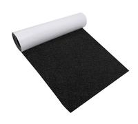 Yuragim Fieltro autoadhesivo de 1 mm, 40 x 200 cm, rollo de fieltro negro, autoadhesivo, tela de fieltro autoadhesivo, por metros, adhesivo multiusos para muebles, forro de cajas de bricolaje