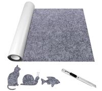 Yuragim Fieltro autoadhesivo por metro, 40 x 220 cm, autoadhesivo, relleno autoadhesivo, rollo de fieltro, multiusos, fieltro adhesivo para muebles, forro de cajas de bricolaje, alfombrilla para
