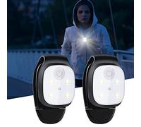 Yuragim Linterna Frontal LED Lámpara de Cabeza 2 Piezas Linterna Manos Libres Linterna Cabeza LED Recargable con Clip, 4 Modos de Luz, Lámpara Frontal Cabeza para Correr, Camping, Pesca, Excursión