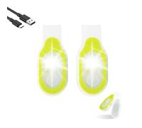 Yuragim Luz LED con clip recargable por USB, 2 unidades de luz nocturna para enfermería, clip en linterna, magnética, pequeña linterna frontal, 3 modos, accesorios de cuidado para enfermeras nocturnas