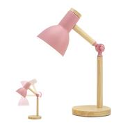 Yuraigm Lámpara de Escritorio E27, Lámpara de Mesa Ajustable de Madera, Flexo LED Escritorio Lamparas Mesita de Noche Diseño Moderno y Elegante para Oficina, Sala, Estudio, Dormitorio, Estudiar, Leer