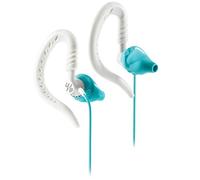 Yurbuds Focus 200 para mujer Auriculares deportivos de enganche tras la oreja resistentes al sudor con tecnología de fijación TwistLock y cables magnéticos Quick Clik sin enredos, compatible con Smartphones, tabletas y dispositivos MP3, colores agua y blanco