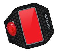 Yurbuds YBIMUARM02BNR - Brazalete Deportivo Unisex para Adulto, Negro/Rojo + Clip, Talla única