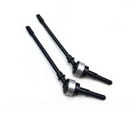 Yurefax 1 par de Ejes de transmisión CVD Dogbone de 105mm, Ejes de transmisión de Eje Delantero de Acero Inoxidable 1/10, for Axial, for SCX10 RC Crawler Enlace del Brazo de suspensión