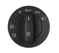 Yurefax 1K0941431BM Interruptor de control de perilla de lámpara de faro de 10 pines, for VW, Golf, Mk5, Caddy, Jetta, Sagitar, Passat, Bora Luz antiniebla