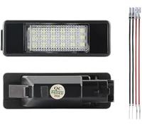 Yurefax 2 Luces LED de matrícula Trasera de 6000 K for Peugeot 307, 207, 308, 3008, 407, 106, 406, 508, Expert, RCZ, 607, 807, 1007 y 806. Luz de matrícula de Coche