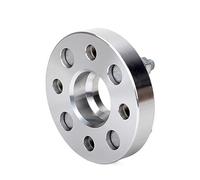 Yurefax 2 Piezas 15/20/25/35mm PCD 5x110 CB 65,1mm Adaptador Espaciador de Rueda, for Magna, Zafira, Omega, Vectra, Corsa OPC Meriva B Espaciador de Rueda(Black 2PCS 30mm Silver)
