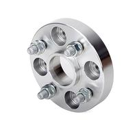 Yurefax 2 Piezas 15/20/25/35mm PCD 5x110 CB 65,1mm Adaptador Espaciador de Rueda, for Magna, Zafira, Omega, Vectra, Corsa OPC Meriva B Espaciador de Rueda(Black 2PCS 15mm Silver)