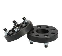 Yurefax 2 uds PCD 4-98 orificio central 58,1mm de espesor 20/25/30/35/50MM adaptador espaciador de rueda espaciadores de rueda tuerca M12XP1.25, for Fiat, Alfa Romeo, Espaciador de rueda(BLACK 50mm Wh