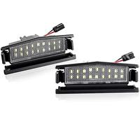 Yurefax 2Pcs Light License Plate Lights 6000K, para Mazda, 2 2016 Mx5 Miata 2016Up White Light Car Rear License Plate Light Number Plate Light Light Car Number Plate Light (Luz de Matrícula Trasera)