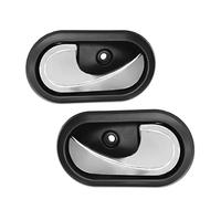 Yurefax 4/2/1 piezas Manijas interiores de puerta de coche Perilla interior de puerta Duster, for Renault, Logan, for Dacia, Sandero 2012-2016 8200733848 8200733847 Manija interior de la puerta del co